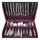Vintage 1921 Community Plate Silver Plated Service Grosvenor Pattern 50 Pieces