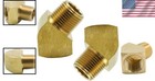 Pack Of 2 Brass 45 Degree Street Elbows - 3 8  Npt Male female Fittings