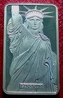 1984 Statue Of Liberty Bar-ma Reverse By Mtb 1 Troy Oz 999 Fine Silver-464