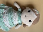 Gloveleya Spring Doll Plush Flower Girls Soft First Baby Doll Floral Dress Lovey