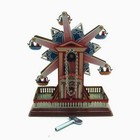 New Hand-made Retro Wind-up Toy Tin Ferris Wheel Toy Creative Props Collection