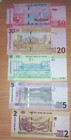 Sudan Banknotes Mini Set Unc  2  5  10  20  50 Pounds 2011 - 2018 Free Shipping 