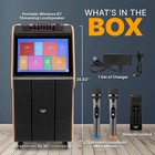 Pylepro Pmdjand10 Portable Bluetooth Loudspeaker Karaoke Machine W  Touchscreen