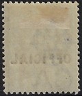 Jamaica Qv 1890 Official Scott   3  1d  Carmine Rose  Mlh  Vf Centering    a5884b