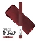 Maybelline Super Stay Ink Crayon Matte Longwear Lipstick Makeup 165 Drive The F