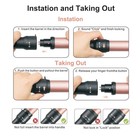 Curling Iron Wand Set  3 In 1 Hair Wands S  Black