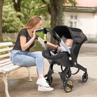 4-in-1 High Landscape Baby Stroller W  Car Seat  Foldable Pram System