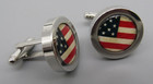 Mens Cufflink Political Usa American Flag Vintage Jewelry P75