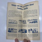 Vintage 1944 Southern Pacific Railroad Lines Timetable Train Ww2 Era
