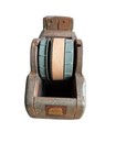Vintage Industrial Scotch 3m Metal Double Tape Dispenser Heavy 2 Roll