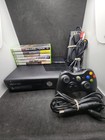 Microsoft Xbox 360 S 4gb Console Model 1439 With Cables  Wirecontroller  6 Games