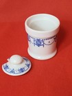 Denver And Rio Grande  Western Railroad Syracuse China  blue Adam  Mustard Pot