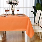 Orange Square Tablecloth Waterproof Table Cloth  60 X 60 Inch Orange