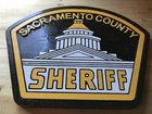 Police Sacramento County 3d Routed Wood Patch Plaque Sign Custom