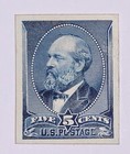Travelstamps  1887-88 Us Stamp Sc 216 P4  5c Us Trial Color Die And Plate Proof
