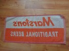 Vintage Marstons Traditional Beers - Pub Bar Beer Towel Breweriana