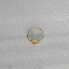 Yellow Gold Irish Claddagh Ring Baby Love Heart 1 75g Size Small