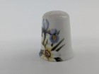 Beautiful Bone China Floral Thimble - Made In England
