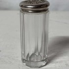 Vintage Vanity Glass Jar With Sterling Silver Lid Rare