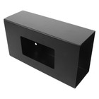 Universal Wall Mount Mask   Glove Dispenser  Tissue Box Shelf  Black Metal