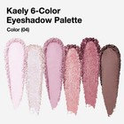 Kaely 6 Colors Mini Rose Pink Eye Shadow Palette Makeup  Mauve Plum Matte