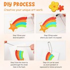 Gtyuoo Magic Puffy Paint 3d Drawing Magic Canvas Sponge puffy Popcorn Drawing Te