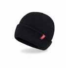 Nwt Men s Levi   s Red Tab Black Solid Knit Beanie Hat One Size Winter Cap New