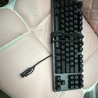 Mechanical Wired Usb Gaming Keyboard  Black Illuminated Backlit Qwerty English