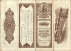 1914 Hupp Automatic Mail Exchange Oversized Preferred Stock Certificate Railroad