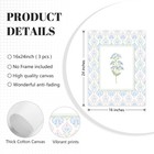 Lhoiplme Wildflower Nursery Wall Art Decor Baby Girl Room Canvas Prints Pastel