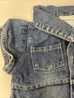 Build A Bear Rare Vintage Denim Blue Jean Dress Jumper Girl Teddy Clothes Outfit
