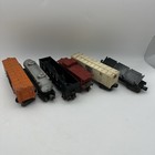 Lot 6 Vintage Lionel O Gauge Train Cars 63132  6357  3451  Rt 3472  3456  Sunoco