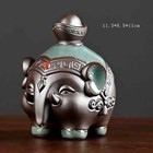 Lucky Elephant Statue Sculpture Feng Shui Good Fortune Figurine Home Decor