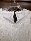 Womens Floral Lace V Neck Long Sleeve Blouse Shirt Pullover Casual Loose Tops
