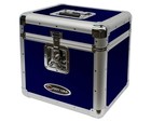Odyssey Klp2blu Krom Stackable Record Case For 70 12  Vinyl Records   Lps  blue 
