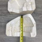Vintage Scioto Ceramic Slip Casting Mold Santa s House S-888 Christmas Village