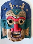 Himalayan Deity Masks - Nepalese tibetan Guardian Authentic Pair Hand-carved Set