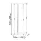 10pcs Clear Acrylic Floral Stands For Centerpiece Wedding Party Decorations