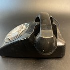 Vtg Bell System Western Electric 500 Dm Black Rotary Dial Desk Telephone As Is