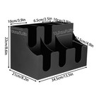 Cup Lid Dispensers Holder Acrylic Coffee Caddy Rack Anti-slip Tea Condiment Rack