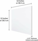  1-pack  Simbalux   Acrylic Sheet Clear 12   x12    1 2  Thick  13mm  Plexiglass
