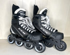 Ccm 9040 Tacks Inline Roller Hockey Skates Sr Size 6 Eu 40 Fastframe Abec 5 40mm