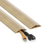 Floor Cord Cover 4ft  Yellow Oak Wood 2   W X 4  L 