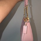 2025 New Coach Powder Pink Teri Shoulder Bag In Signature Canvas