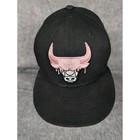 New Era Chicago Bulls 9fifty Snapback Hat Black Pink Drip 6x Nba Champions Patch