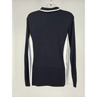 Golfino Golf 1 4 Zip Pullover Women s Navy Blue White Performance Top Size 12
