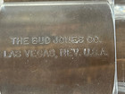  2  Bud Jones Co Clear Plastic Pokker Chip Tray Holds 100 Chips Free Shipping 