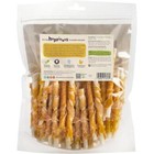 Chicken Wrapped Rawhide Twists Grain Free Natural Dog Treat Dental Treats 16 Oz