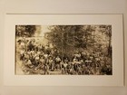 1946 Band Orchestra Music Camp Group Photo Big Bear - Lake Arrowhead California 