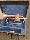 Rare Autumn Deal Vintage Early Couesnon Bb Flugelhorn Plus Case   Lyre Player